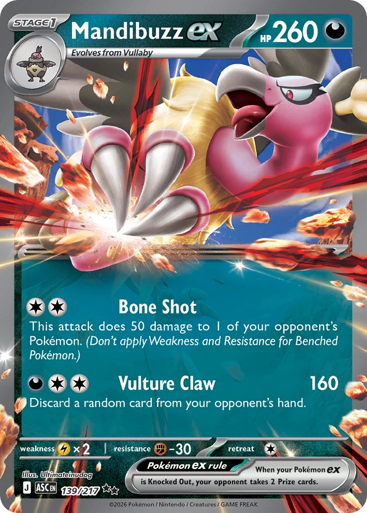 Mandibuzz ex · Ascended Heroes