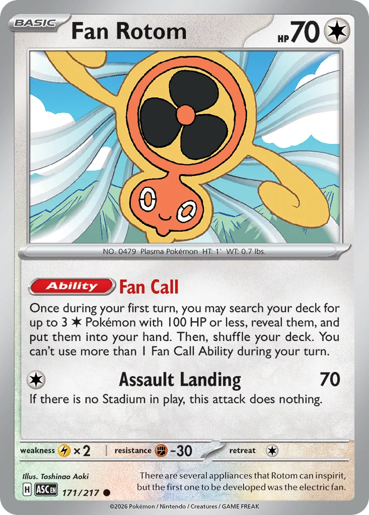 Fan Rotom · Ascended Heroes