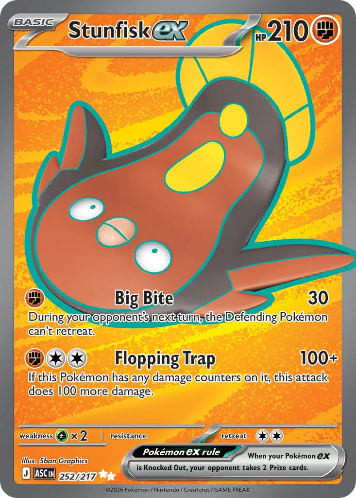 Stunfisk ex · Ascended Heroes
