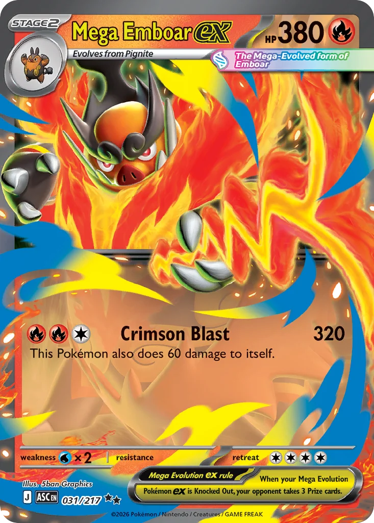 Mega Emboar ex · Ascended Heroes