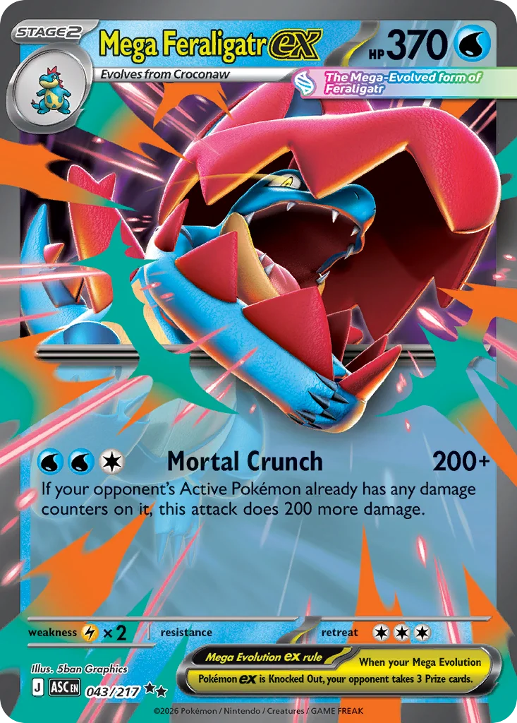 Mega Feraligatr ex · Ascended Heroes