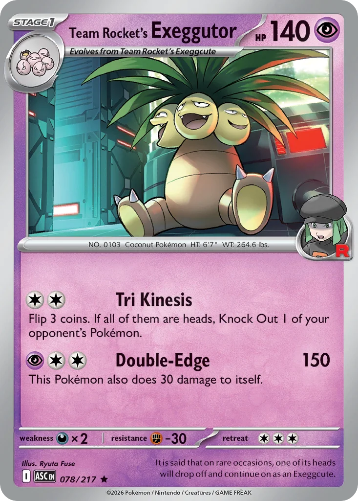 Team Rocket's Exeggutor · Ascended Heroes