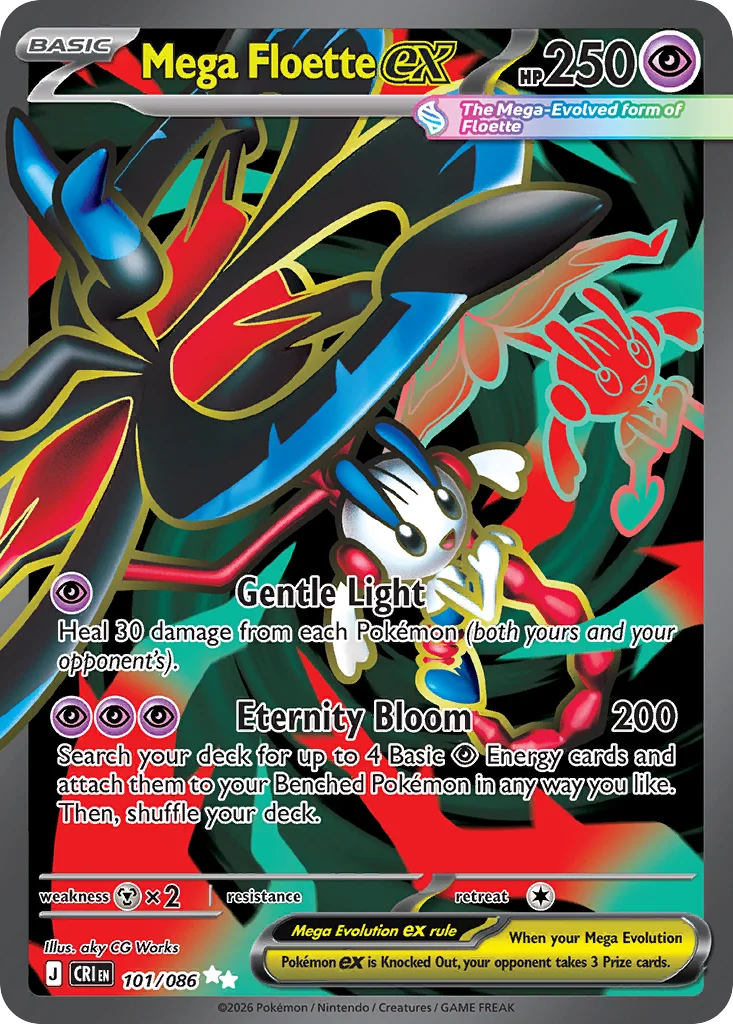 Mega Floette ex · Chaos Rising