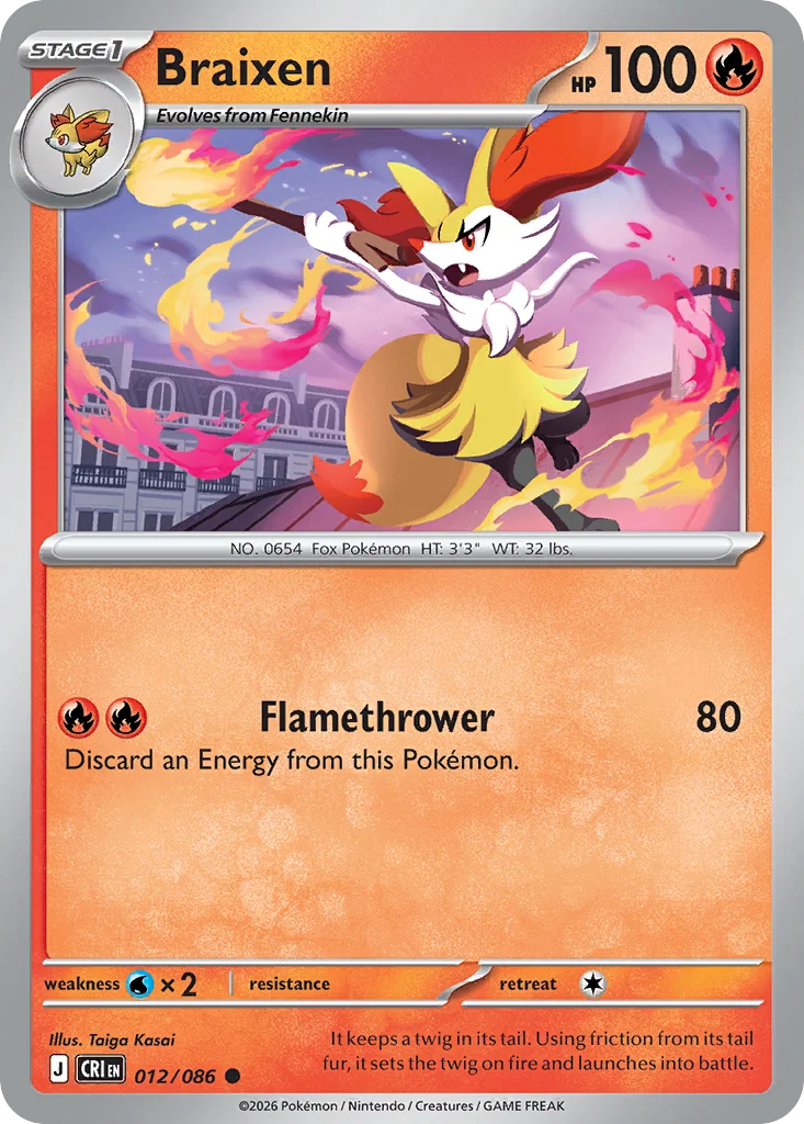 Braixen · Chaos Rising