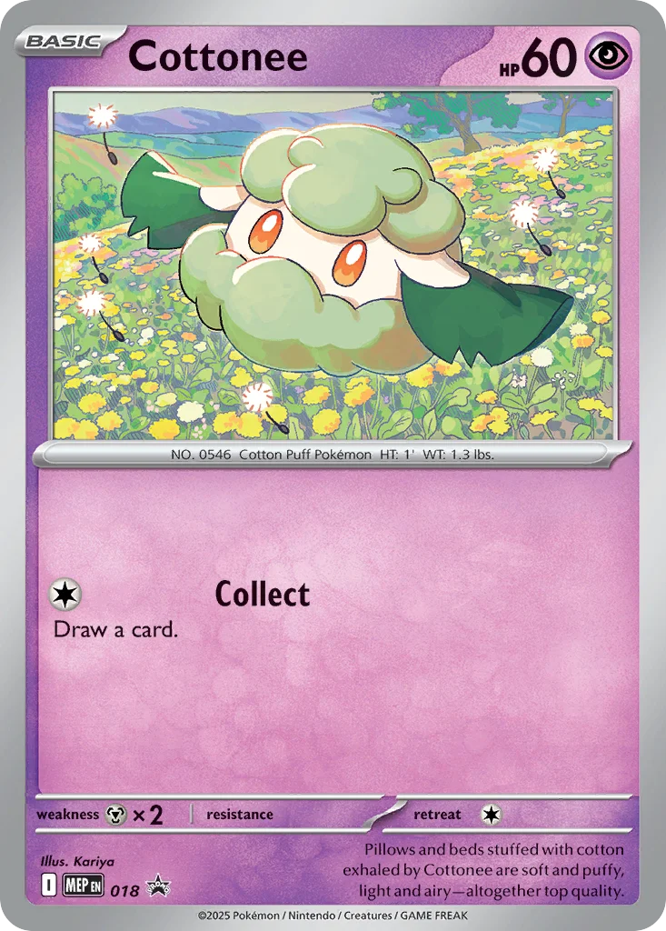 Cottonee · Mega Evolution Black Star Promos