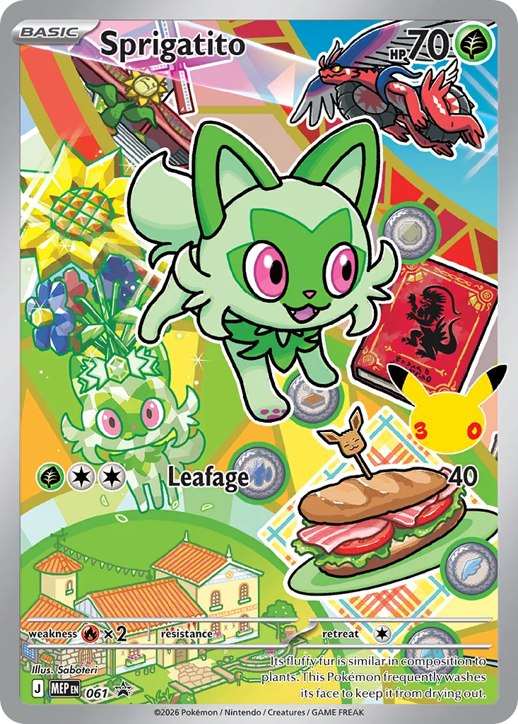 Sprigatito · Mega Evolution Black Star Promos