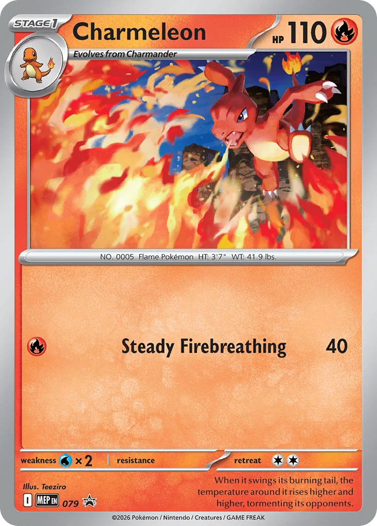 Charmeleon · Mega Evolution Black Star Promos