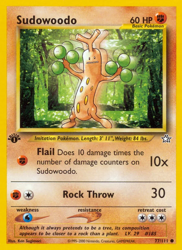 Sudowoodo · Neo Genesis