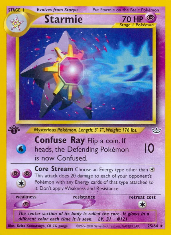 Starmie · Neo Revelation