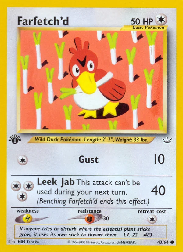 Farfetch'd · Neo Revelation