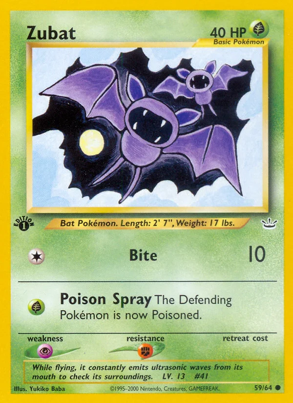 Zubat · Neo Revelation