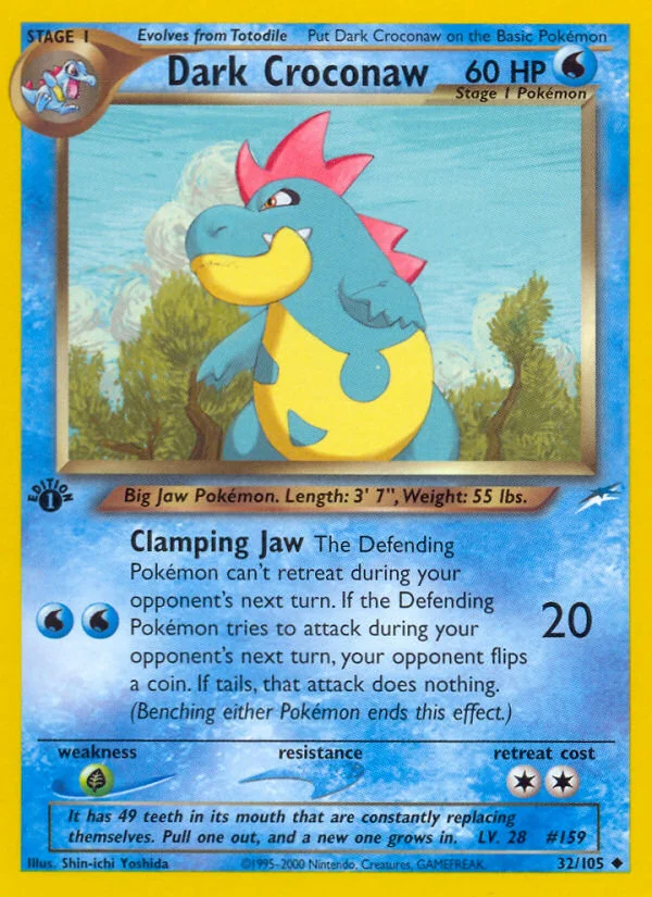 Dark Croconaw · Neo Destiny
