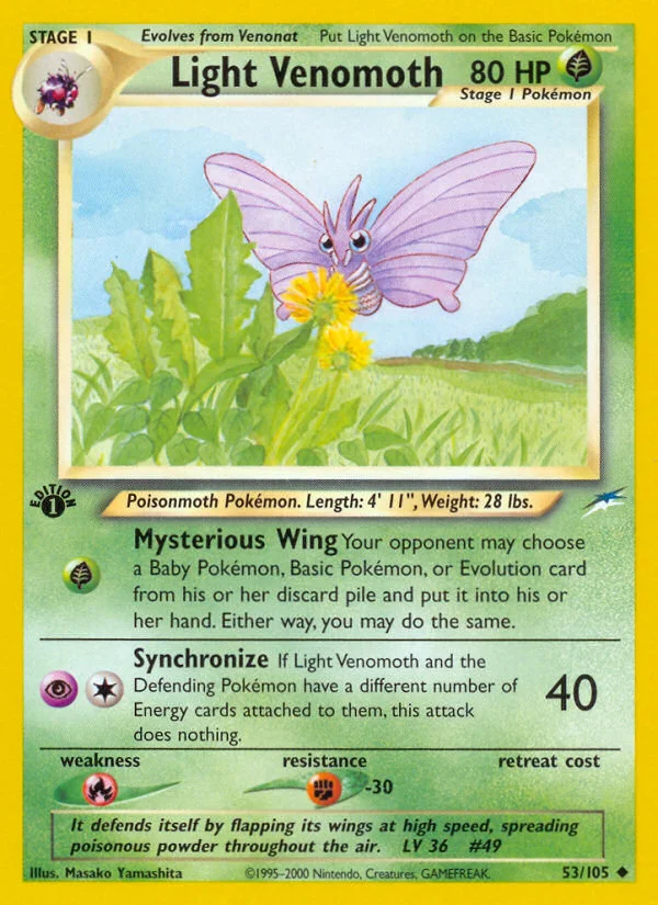 Light Venomoth · Neo Destiny