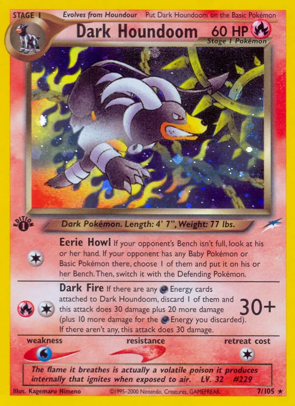 Dark Houndoom · Neo Destiny