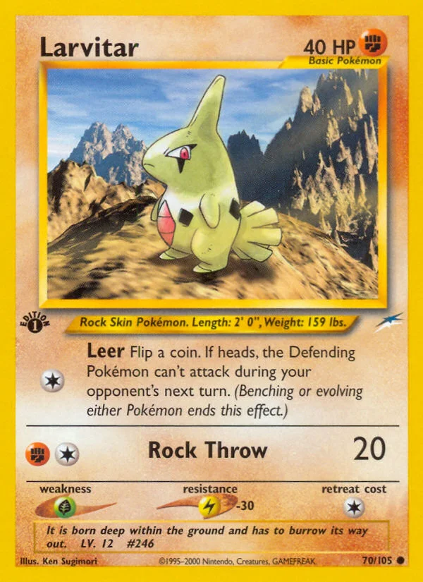 Larvitar · Neo Destiny