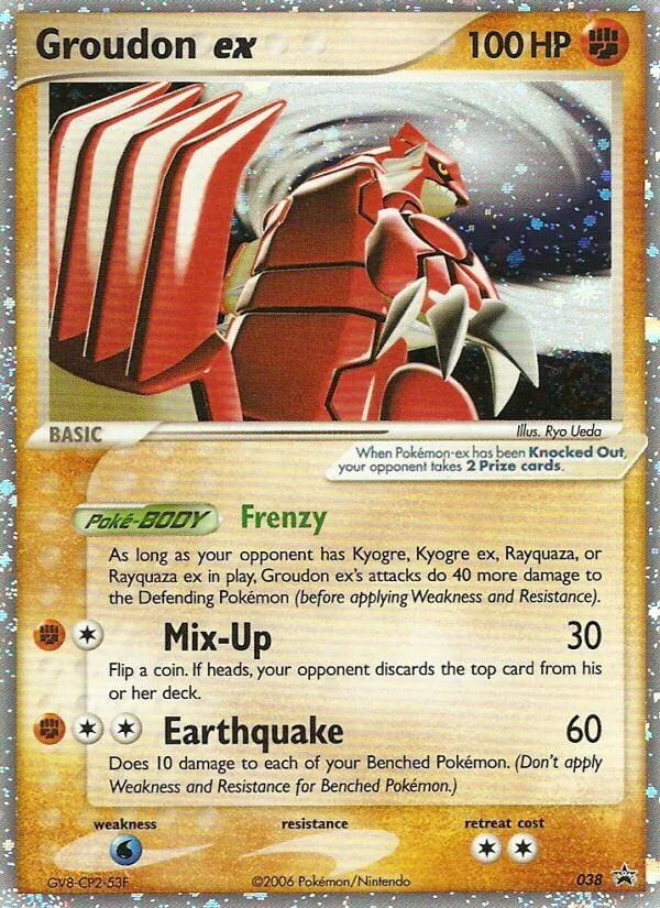 Groudon ex · Nintendo Black Star Promos