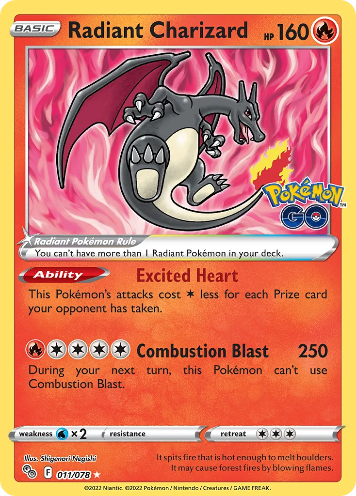 Radiant Charizard · Pokémon GO