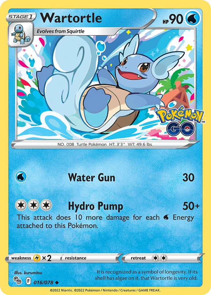 Wartortle · Pokémon GO