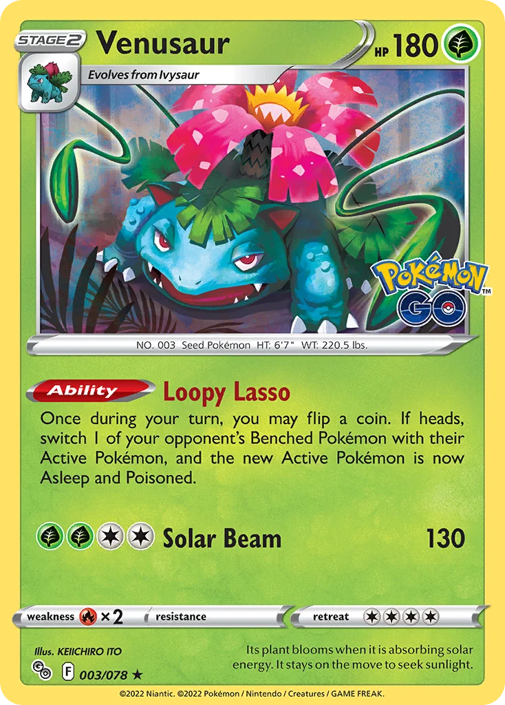 Venusaur · Pokémon GO