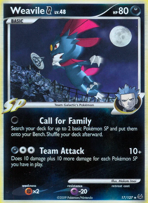 Weavile G · Platinum
