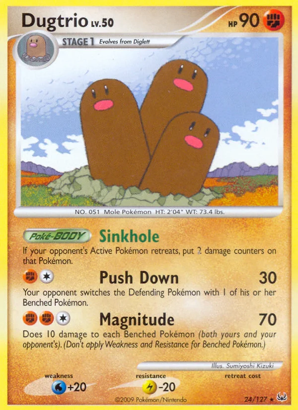 Dugtrio · Platinum