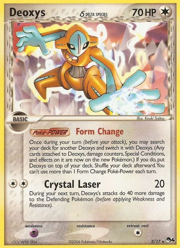 Deoxys δ · POP Series 4
