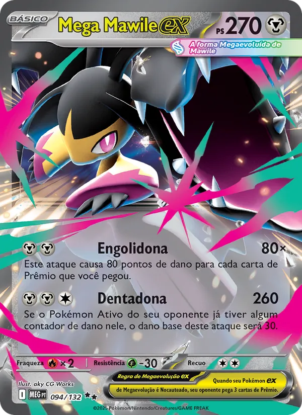 Mega Mawile ex · Megaevolução