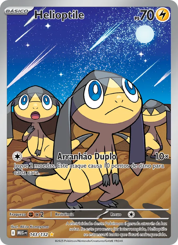 Helioptile · Megaevolução
