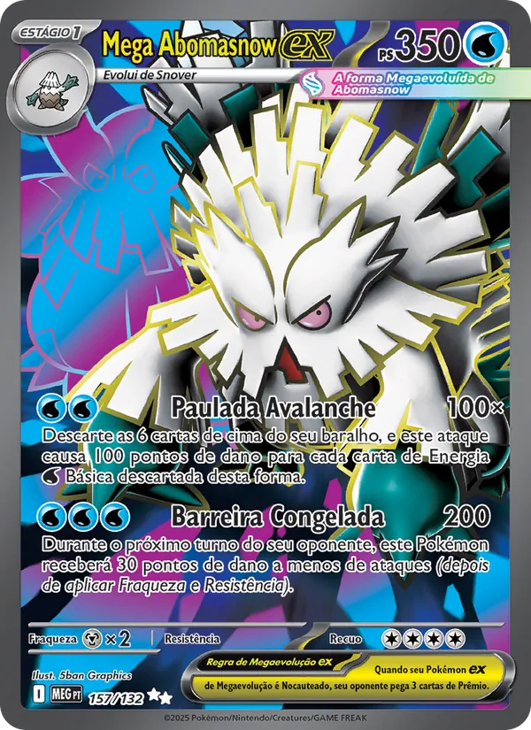 Mega Abomasnow ex · Megaevolução