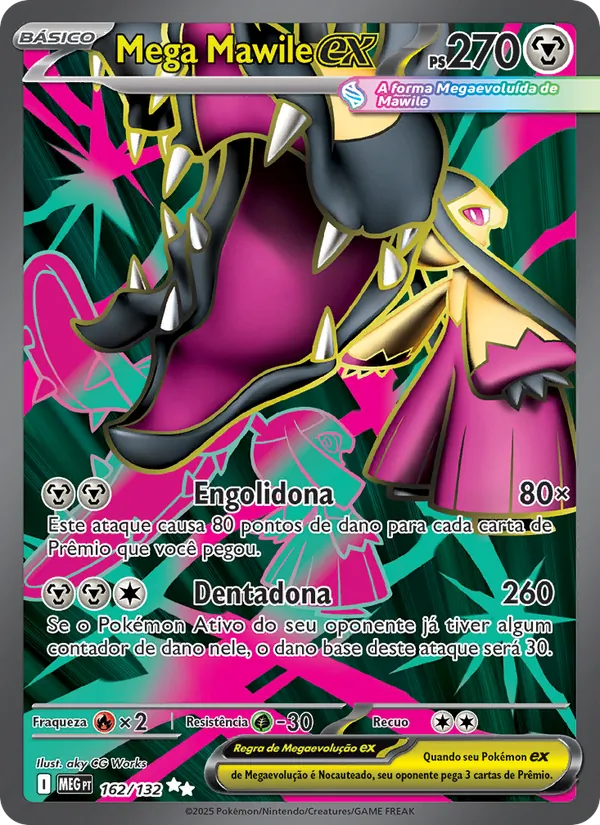 Mega Mawile ex · Megaevolução