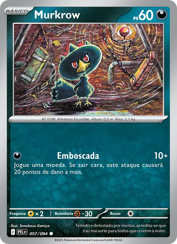 Murkrow · Fogo Fantasmagórico