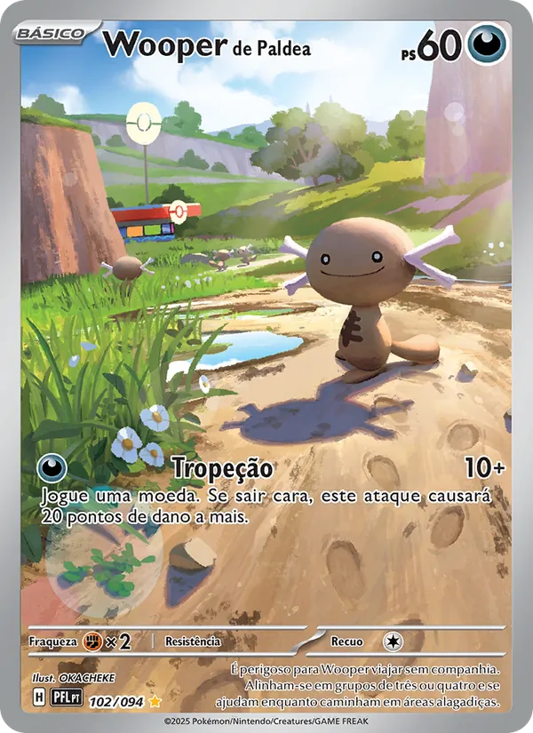 Wooper de Paldea · Fogo Fantasmagórico