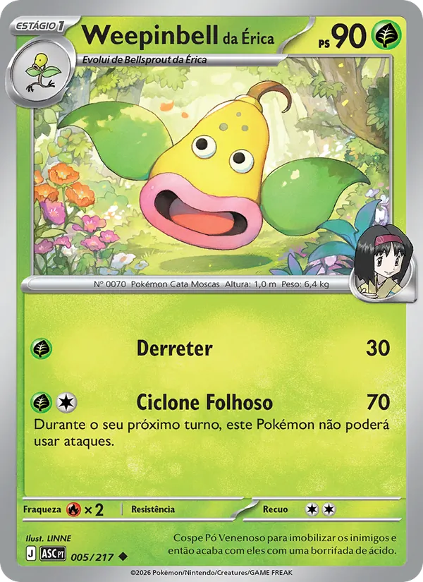 Weepinbell da Érica · Heróis Excelsos