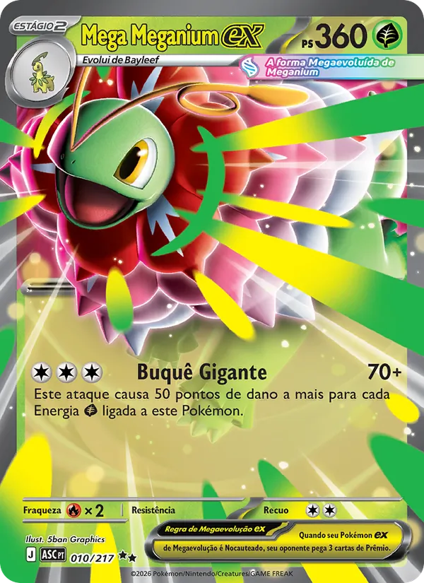Mega Meganium ex · Heróis Excelsos