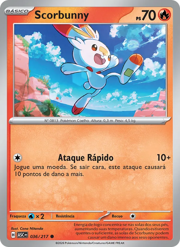 Scorbunny · Heróis Excelsos