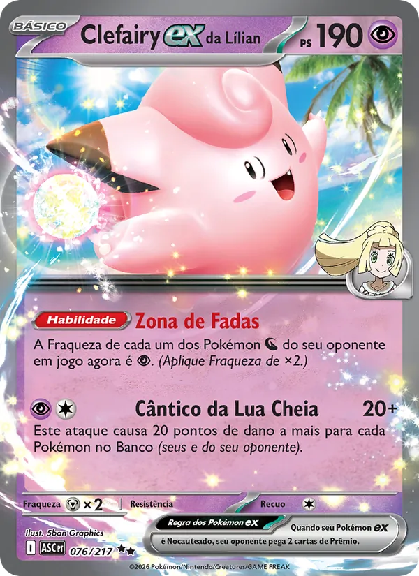 Clefairy ex da Lílian · Heróis Excelsos