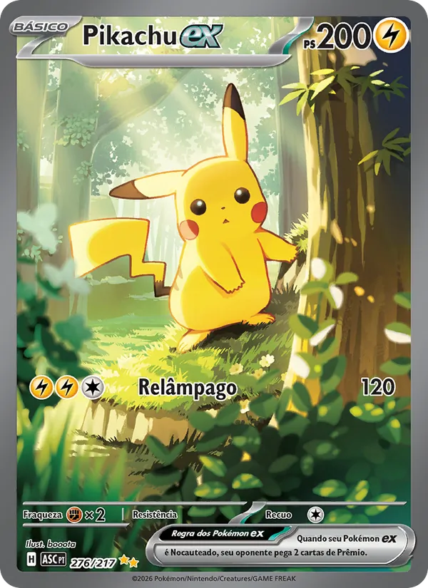 Pikachu ex · Heróis Excelsos