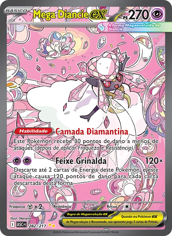 Mega Diancie ex · Heróis Excelsos