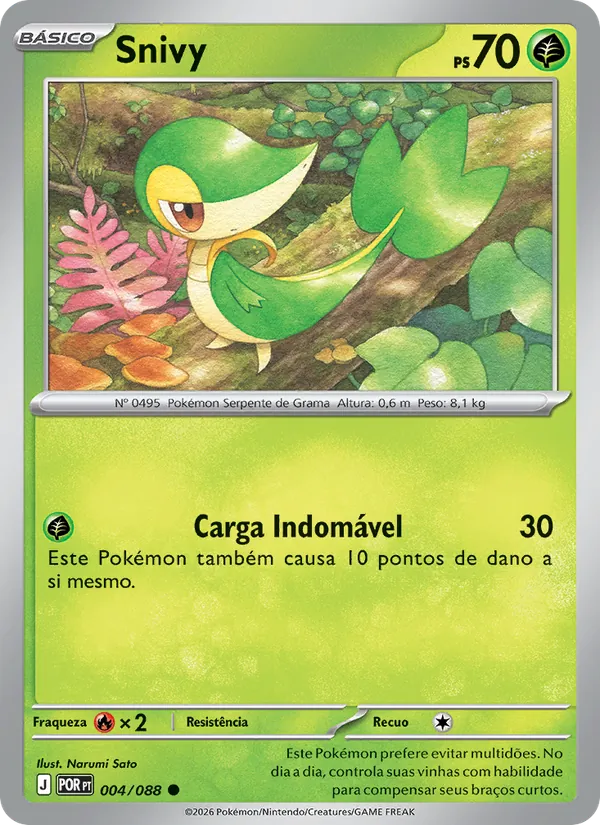 Snivy · Equilíbrio Perfeito