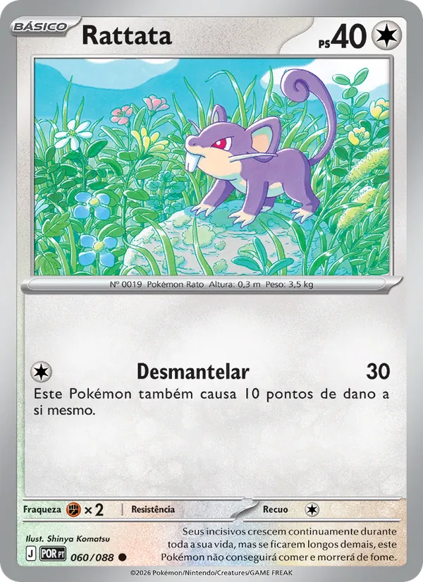 Rattata · Equilíbrio Perfeito
