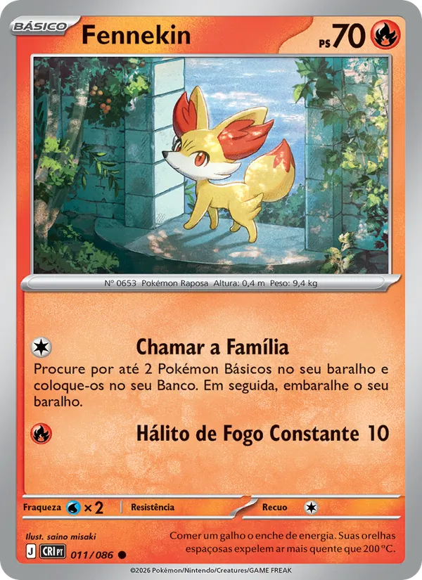 Fennekin · Caos Ascendente
