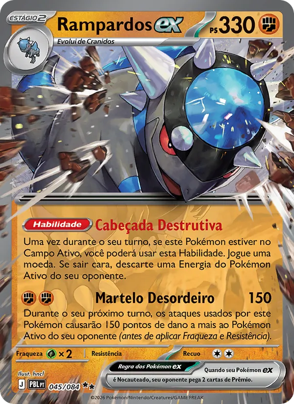 Rampardos ex · Escuridão Absoluta