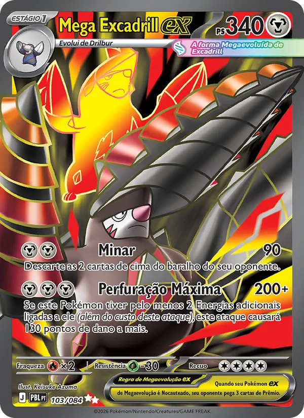 Mega Excadrill ex · Escuridão Absoluta