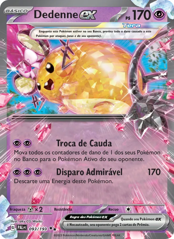Dedenne ex · Evoluções em Paldea