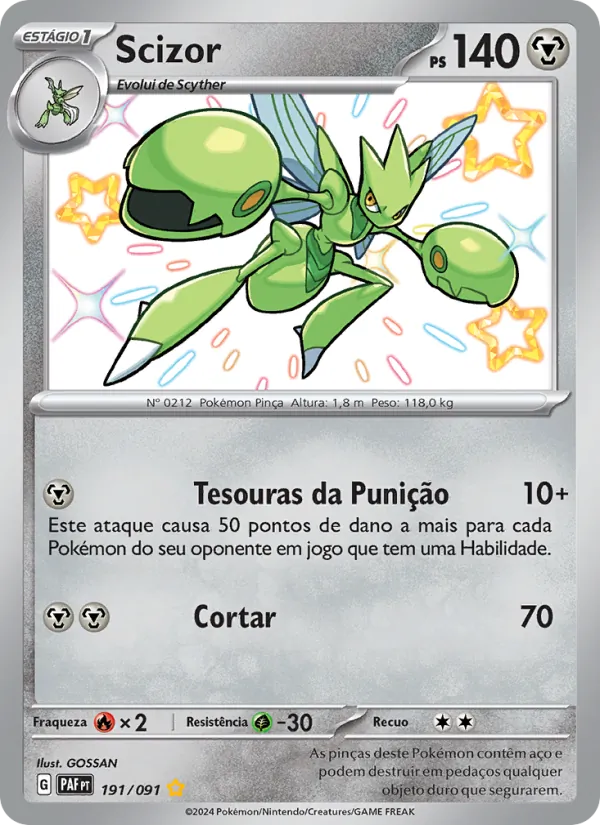 Scizor · Destinos de Paldea