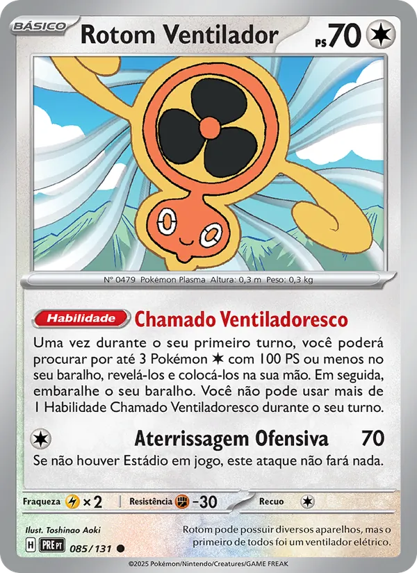 Rotom Ventilador · Evoluções Prismáticas