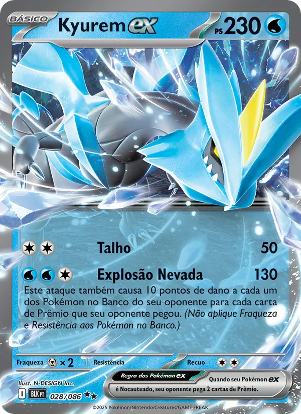 Kyurem ex · Raio Preto