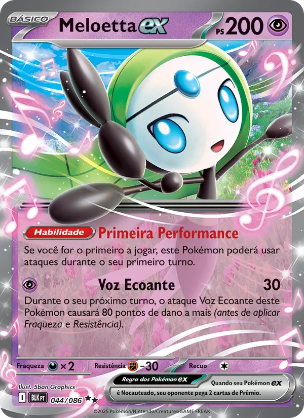 Meloetta ex · Raio Preto