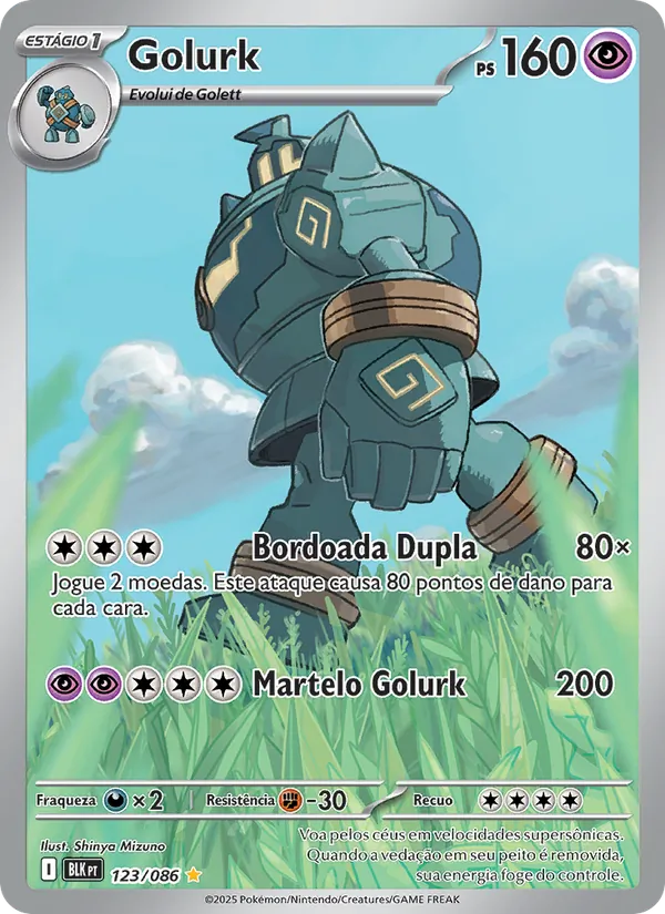 Golurk · Raio Preto