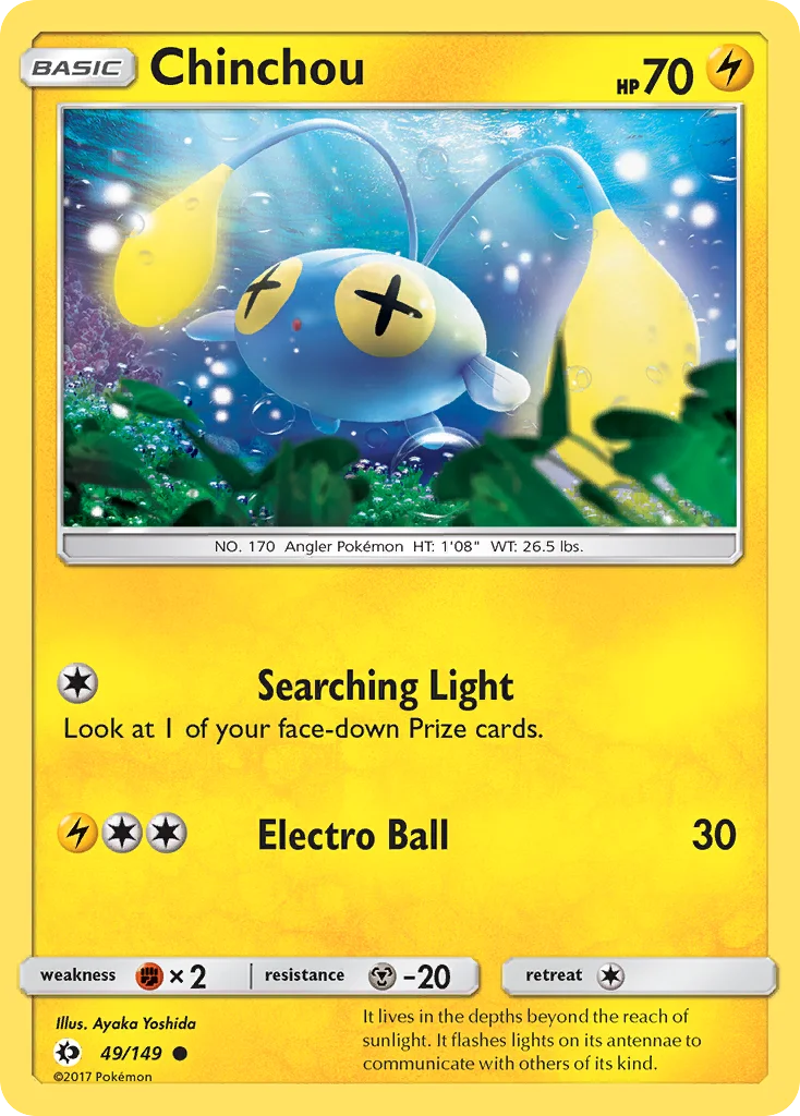 Chinchou · Sun & Moon